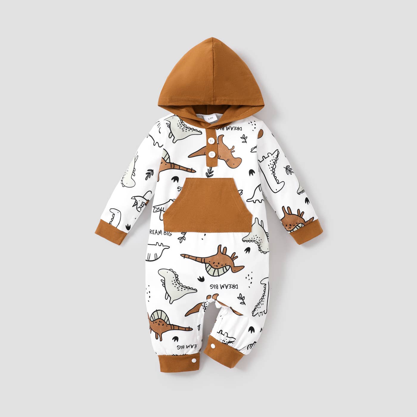 K128 Dinosaur Hooded Jumpsuit/ Socks/ Shoes