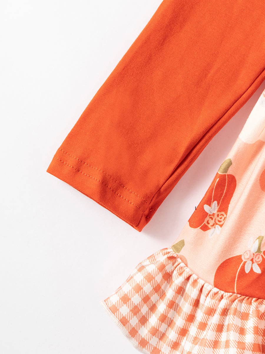 K150 Pumpkin Ruffle Pant Set