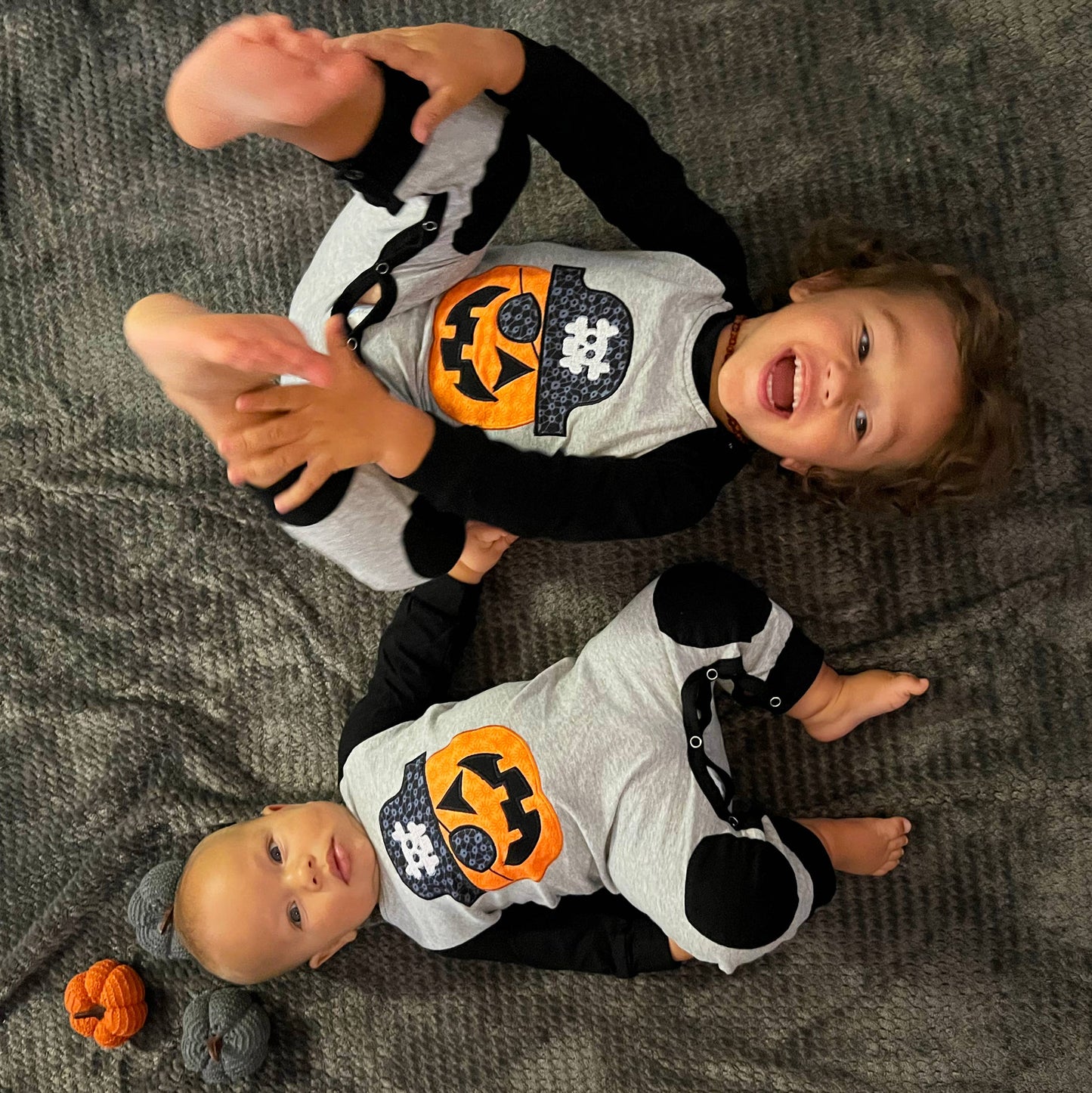 K108 Pirate Jack O Lanter Boys Romper
