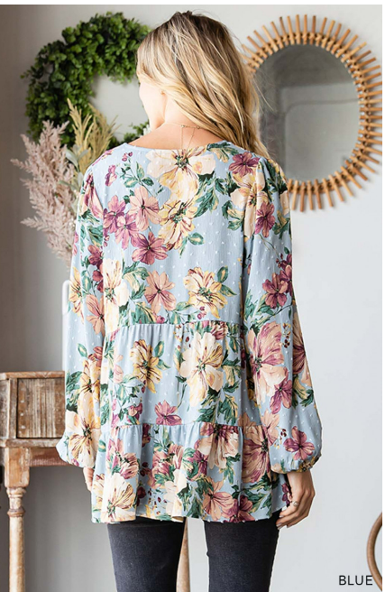 Hannah's Babydoll Top 8337