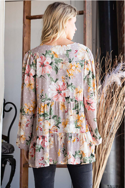Hannah's Babydoll Top 8337
