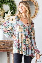 Hannah's Babydoll Top 8337