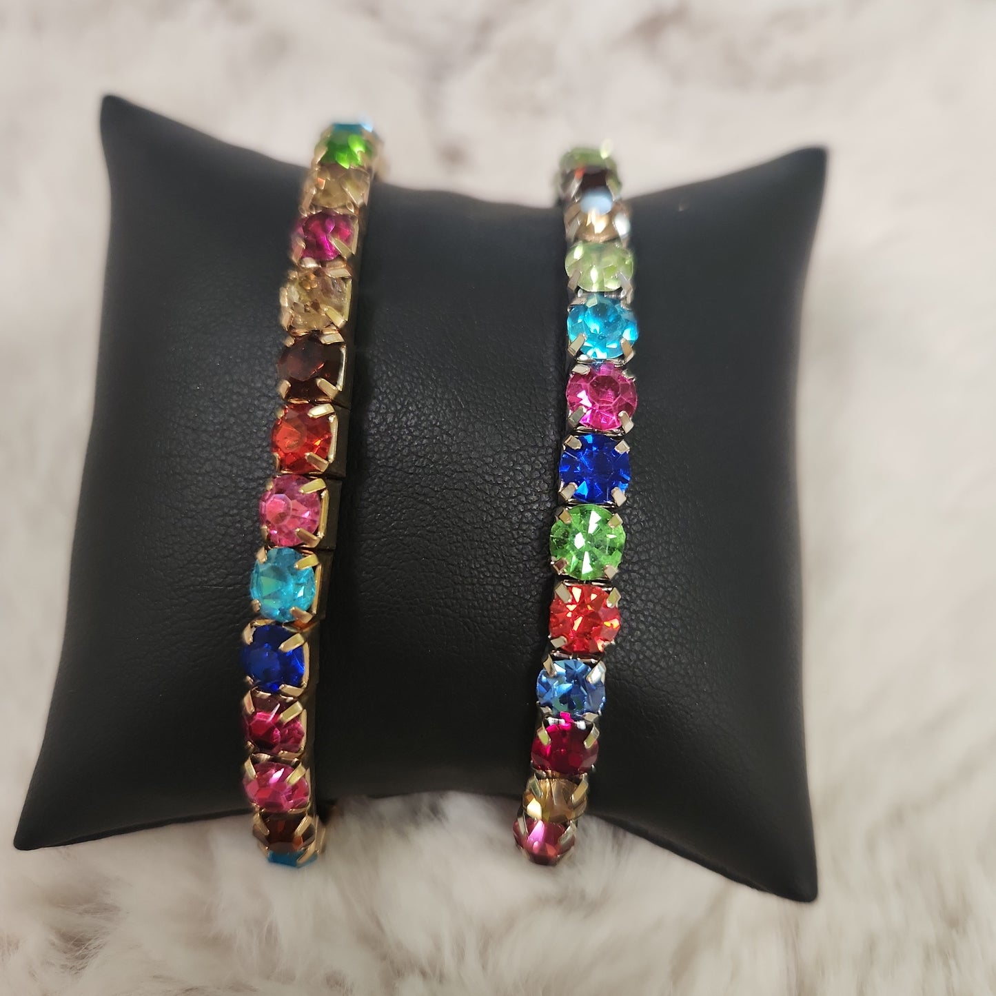 Multi Color Crystal Stretch Bracelet JN428