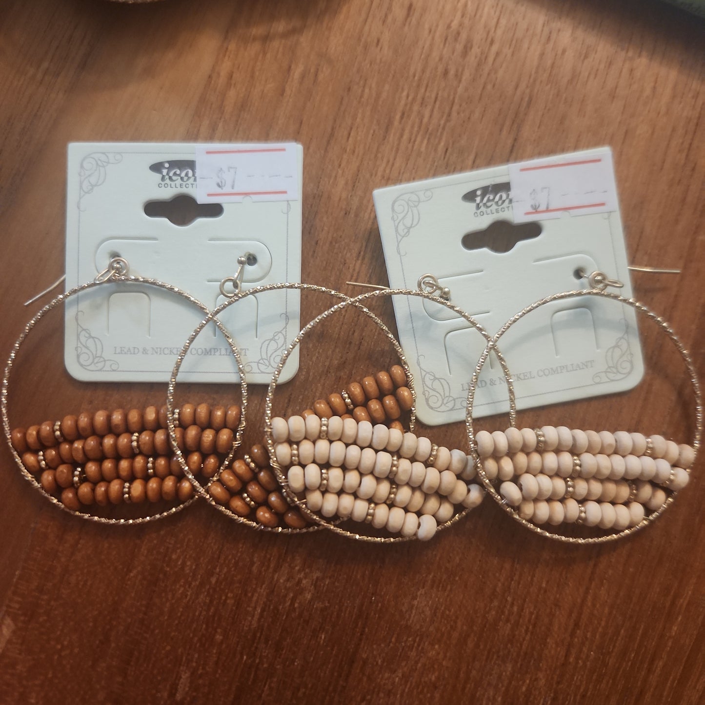 Perfect Neutral Bead Earrings JN708