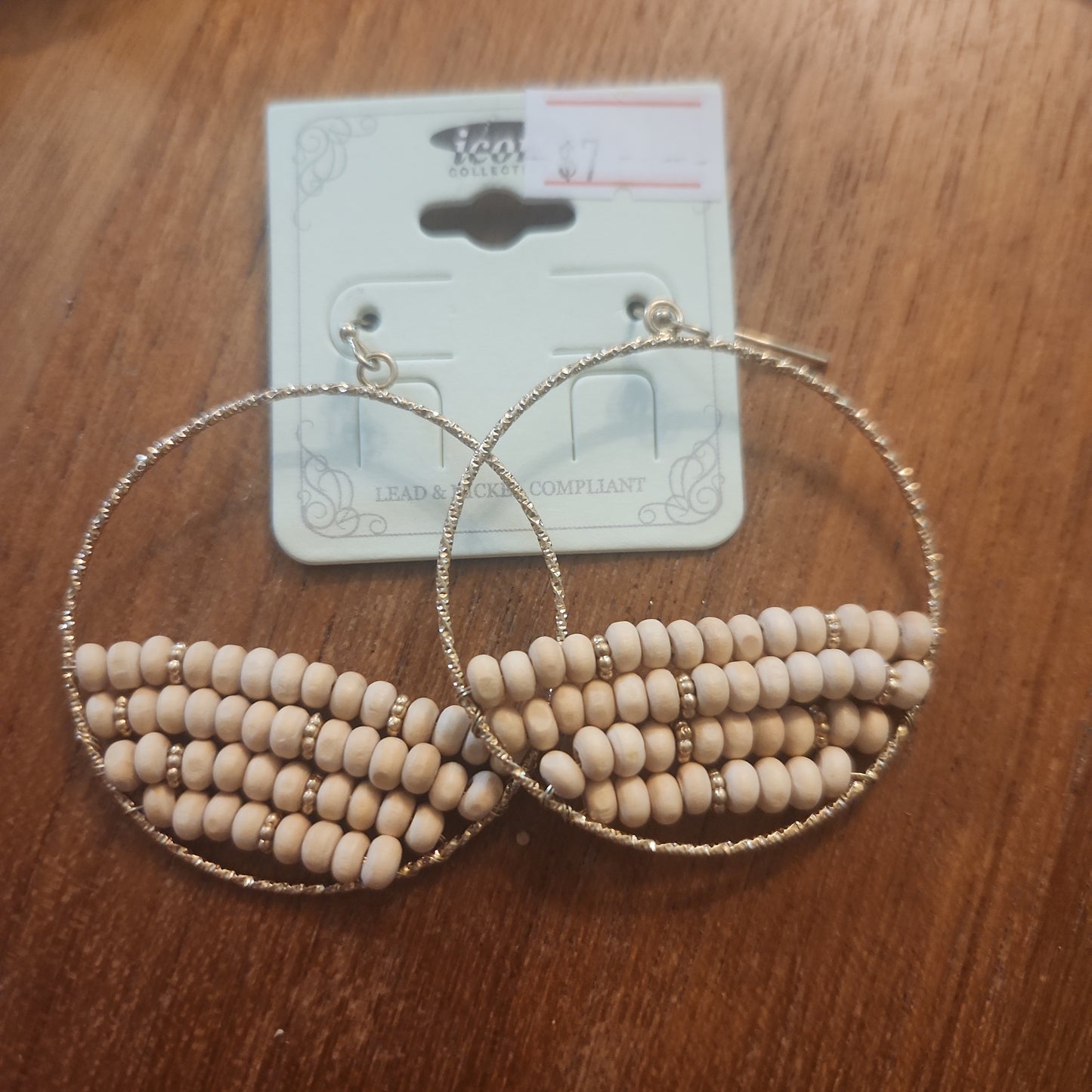 Perfect Neutral Bead Earrings JN708