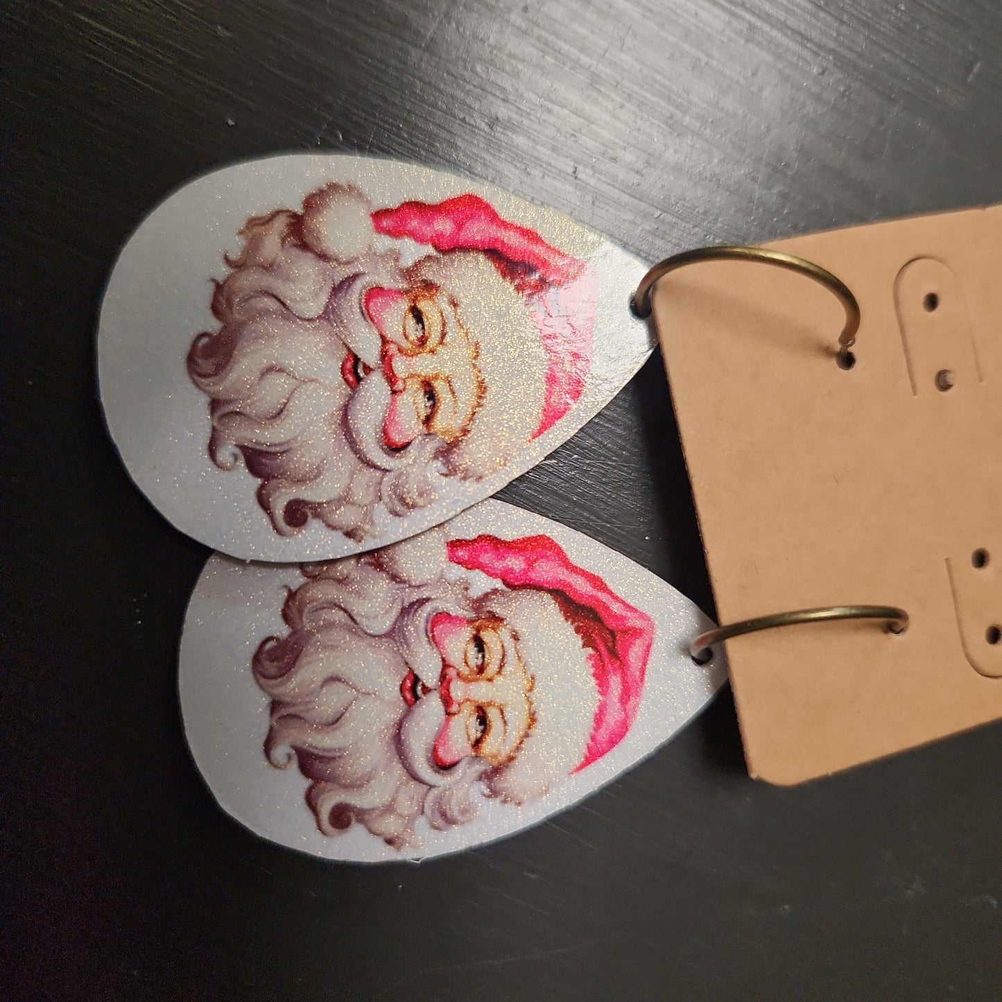 Teardrop Santa Earrings JC123
