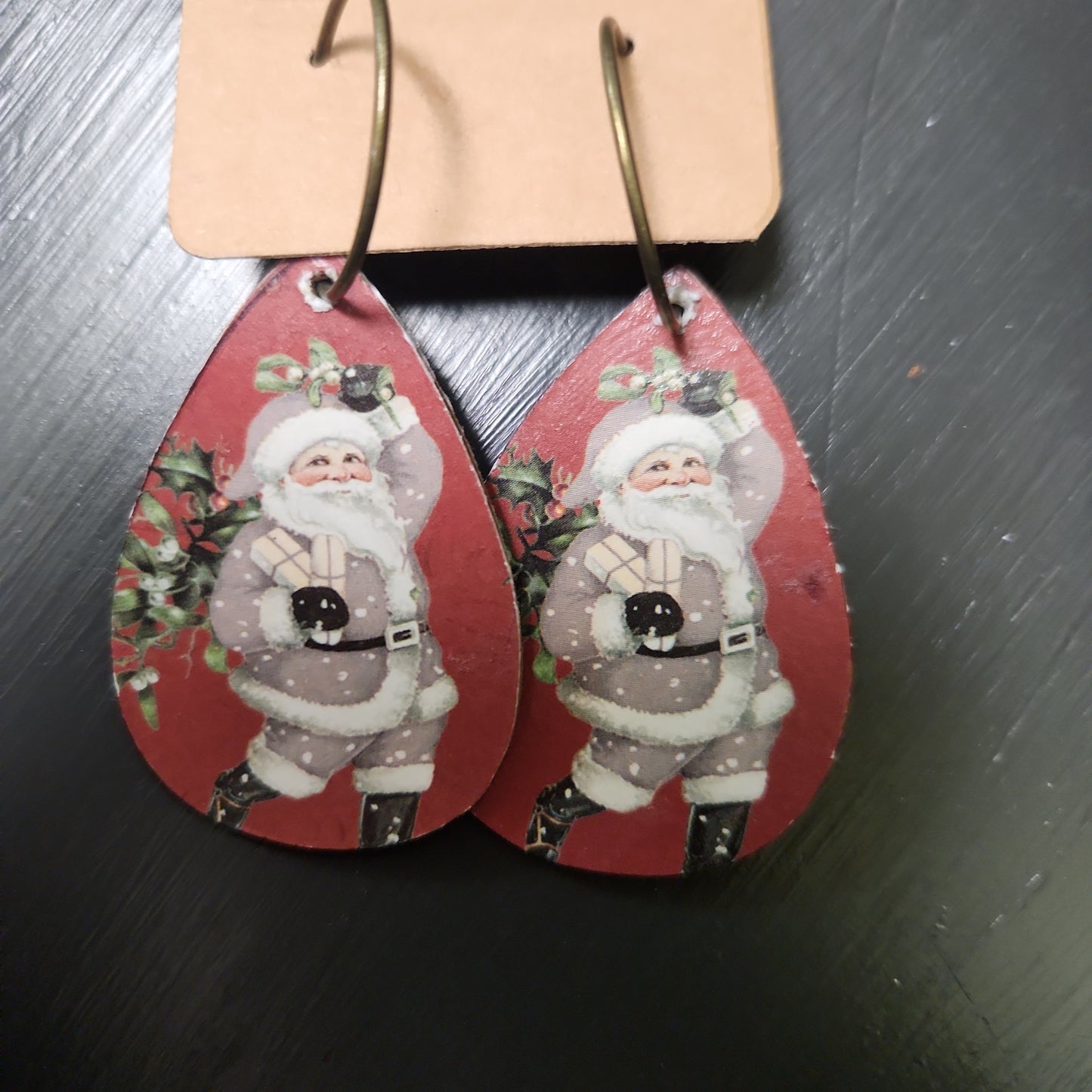 Happy Santa Earrings JC131