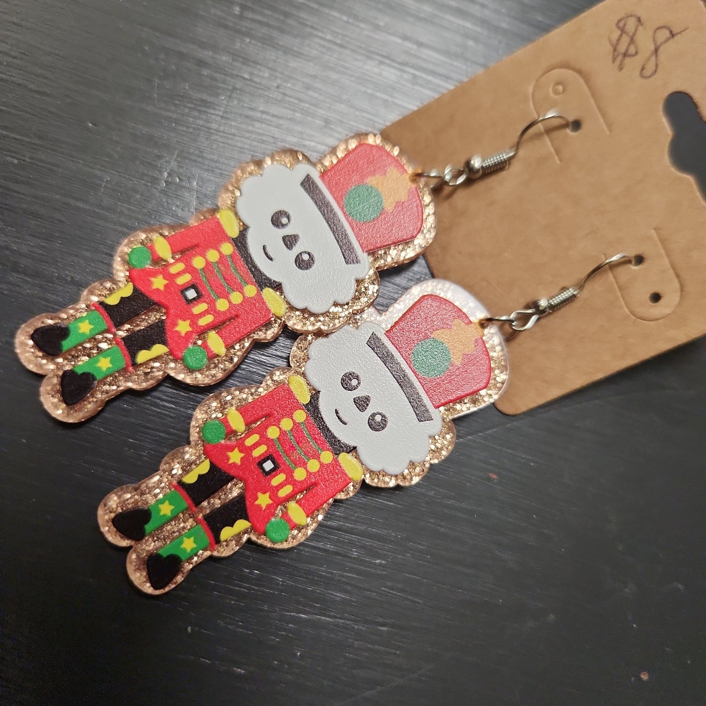 Bear nutcracker Earrings JC134