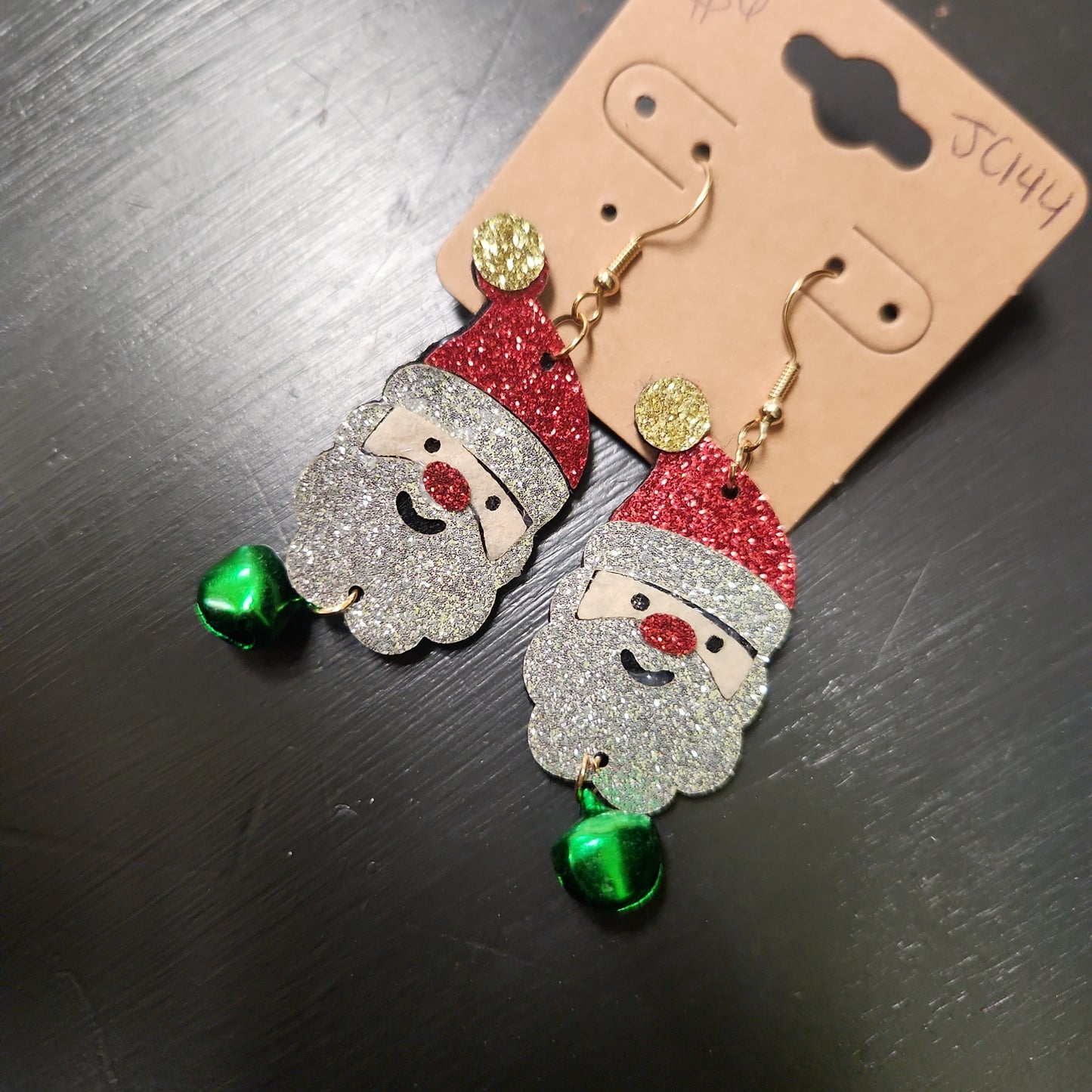 Gingle bell santa Earrings JC144