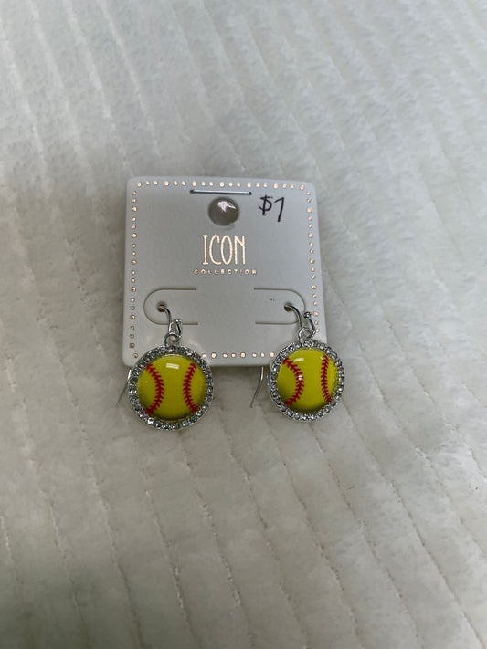 S306 homerun earrings