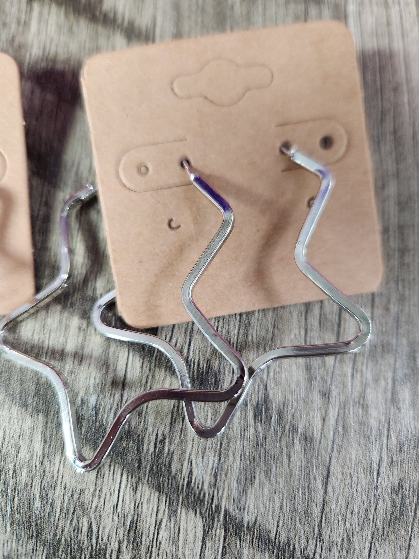 Star Hoop earrings JN300