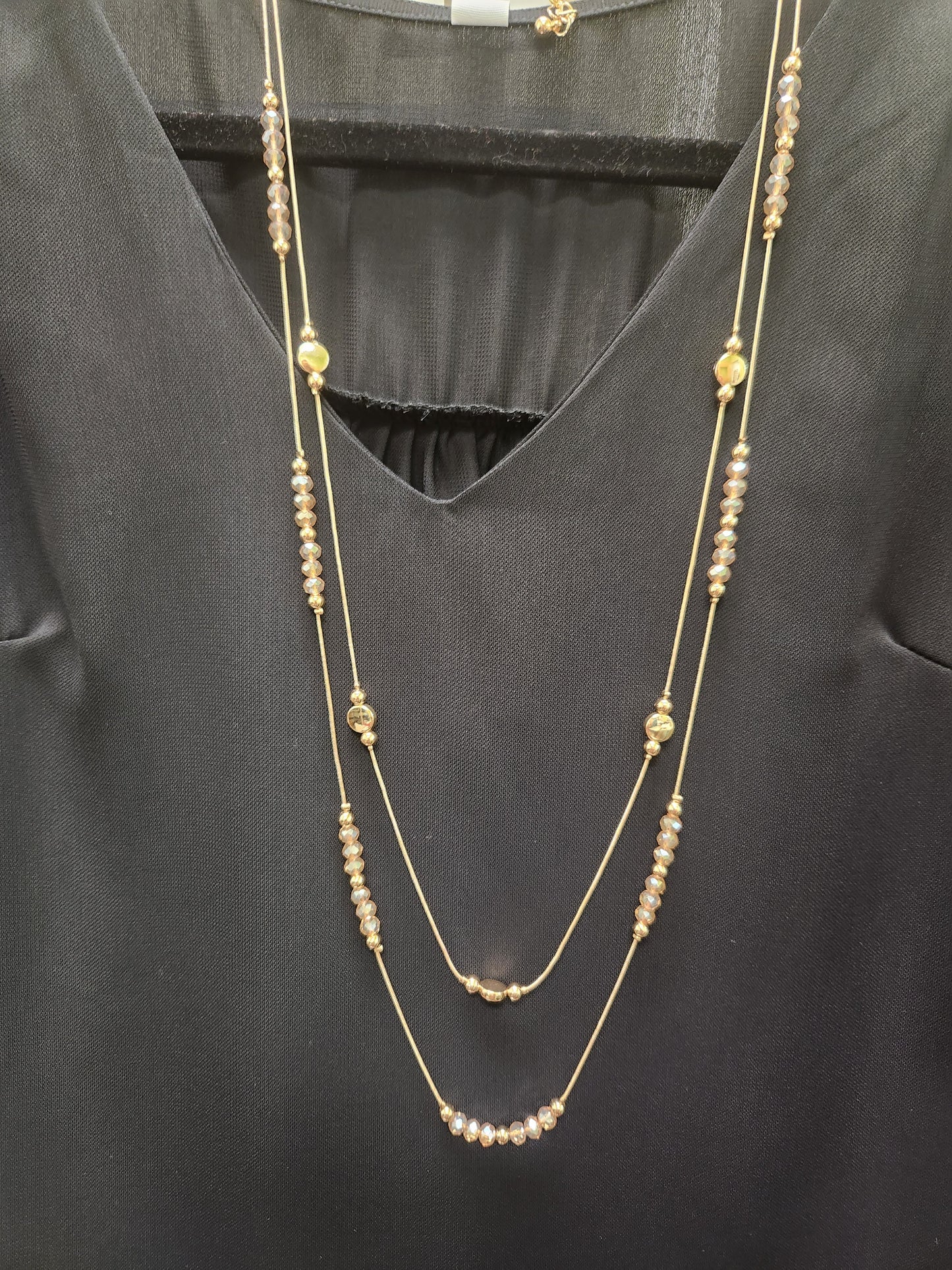 Double strand Bead Necklace JN420