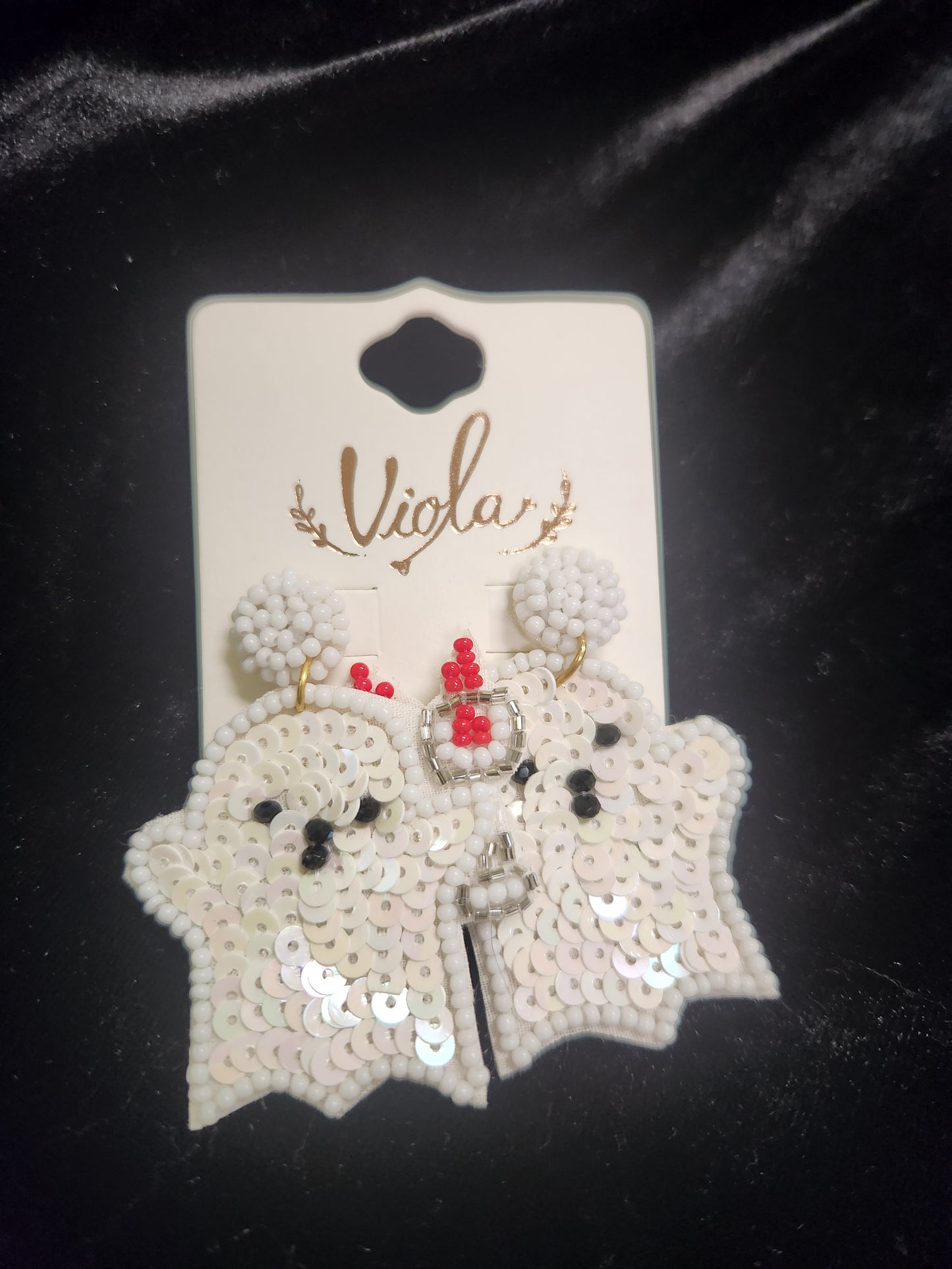 Ghost Beaded Earrings JR239