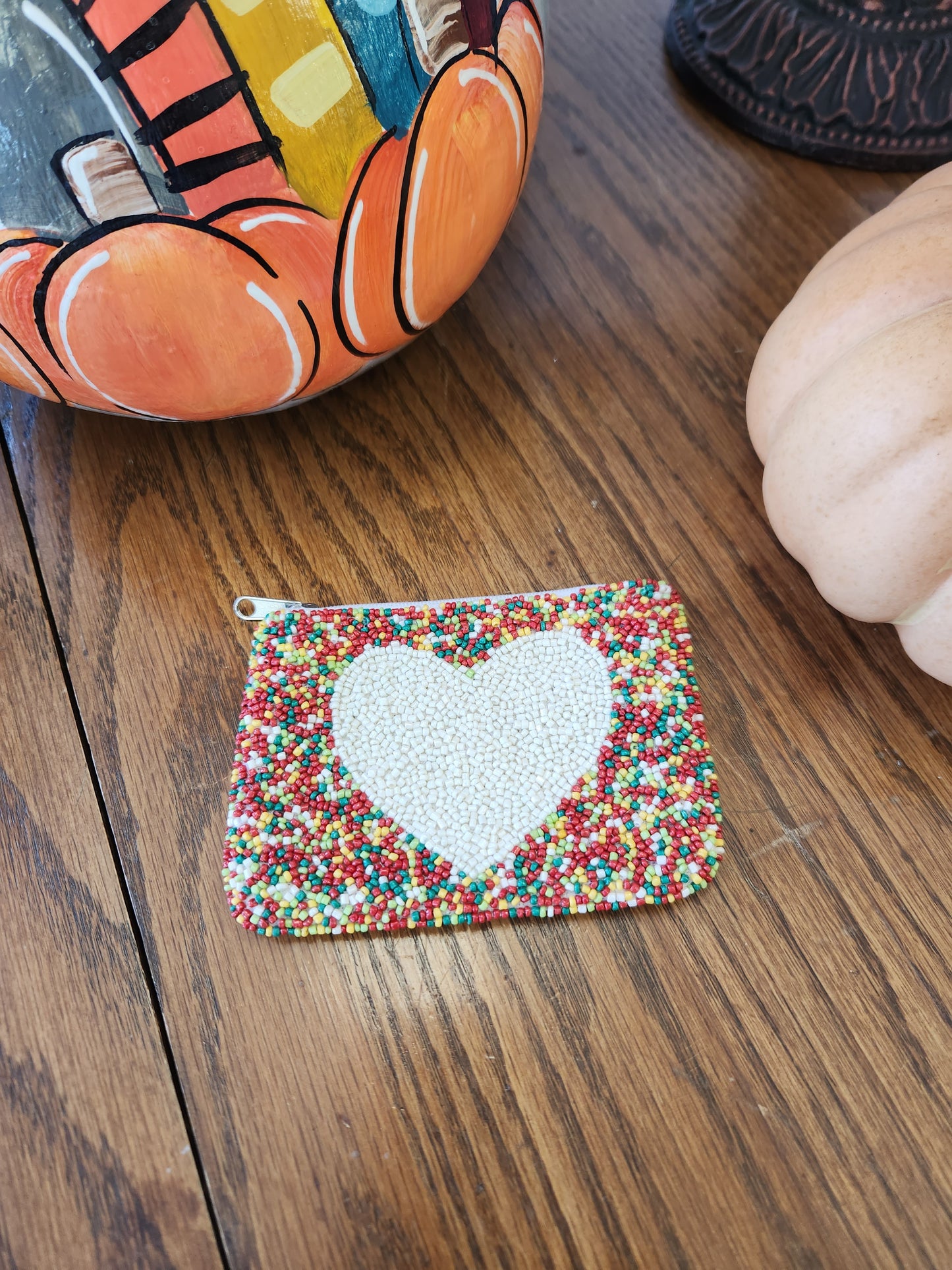 Beaded Coin Purse JN029