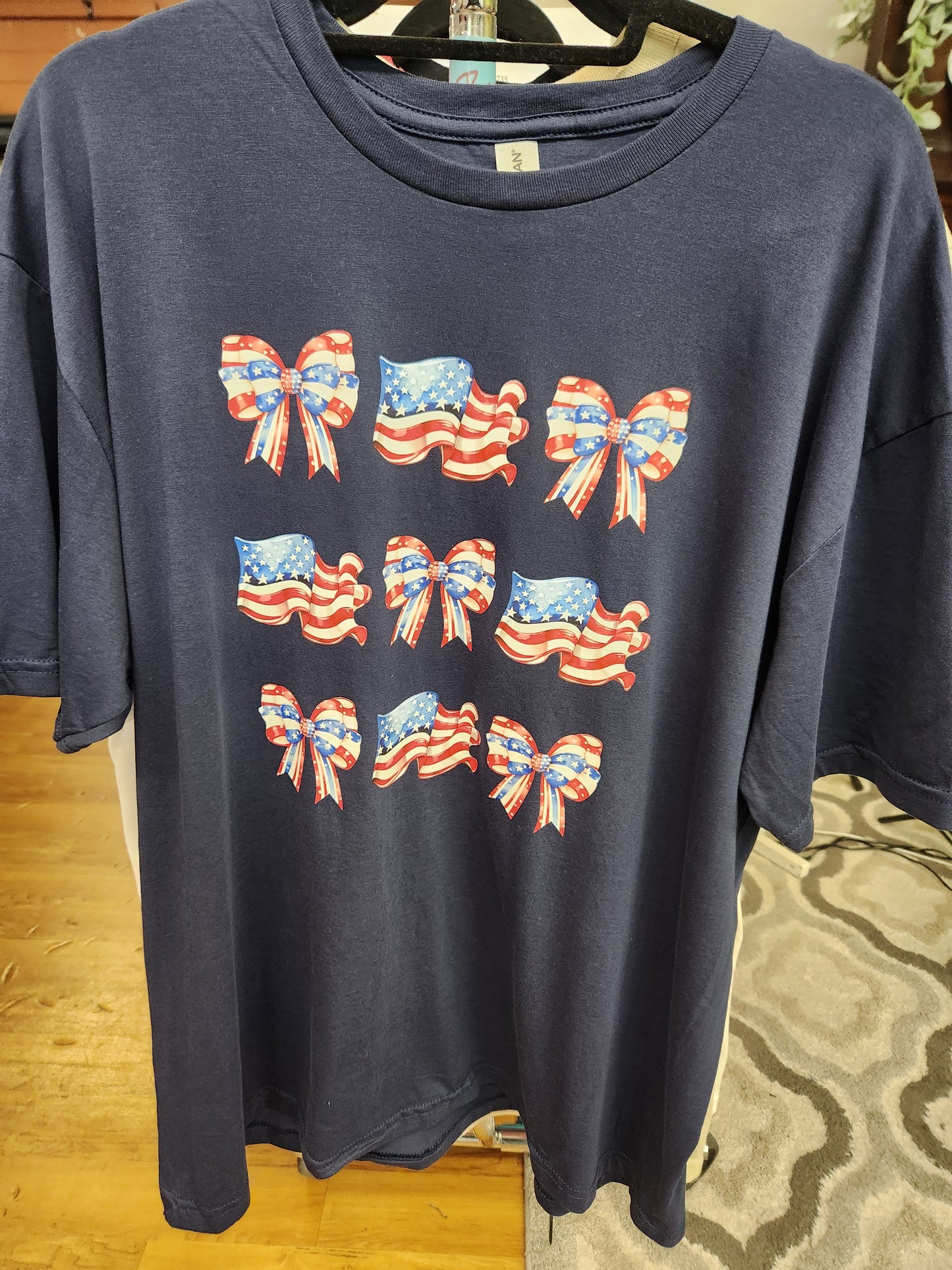 Grand Ole Flag & Bows Tshirt CP544
