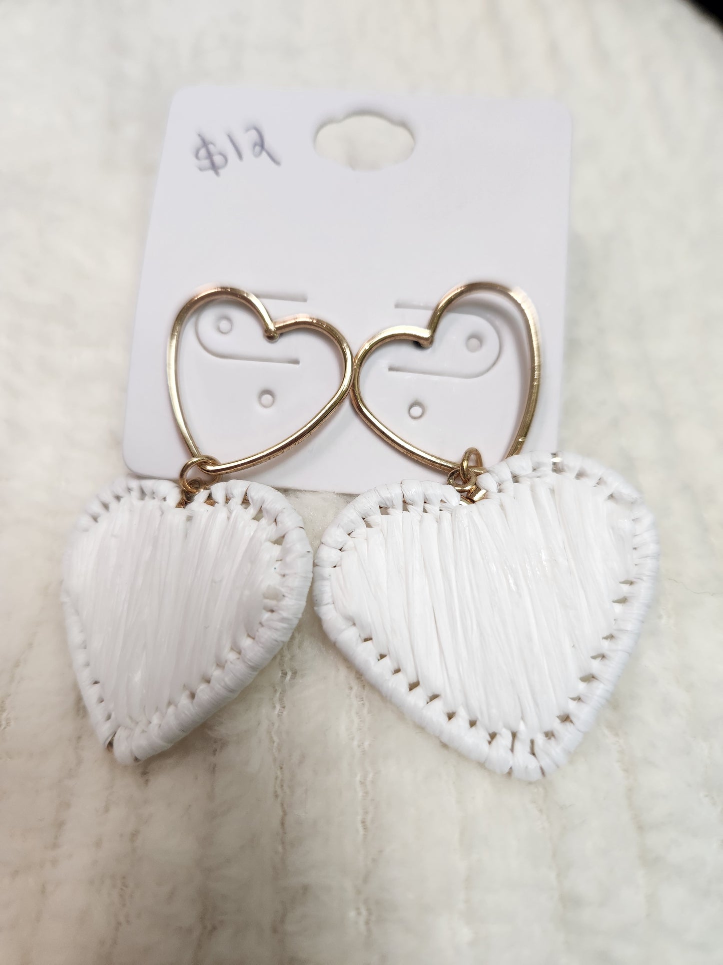 JV457 Double Hearts Earrings
