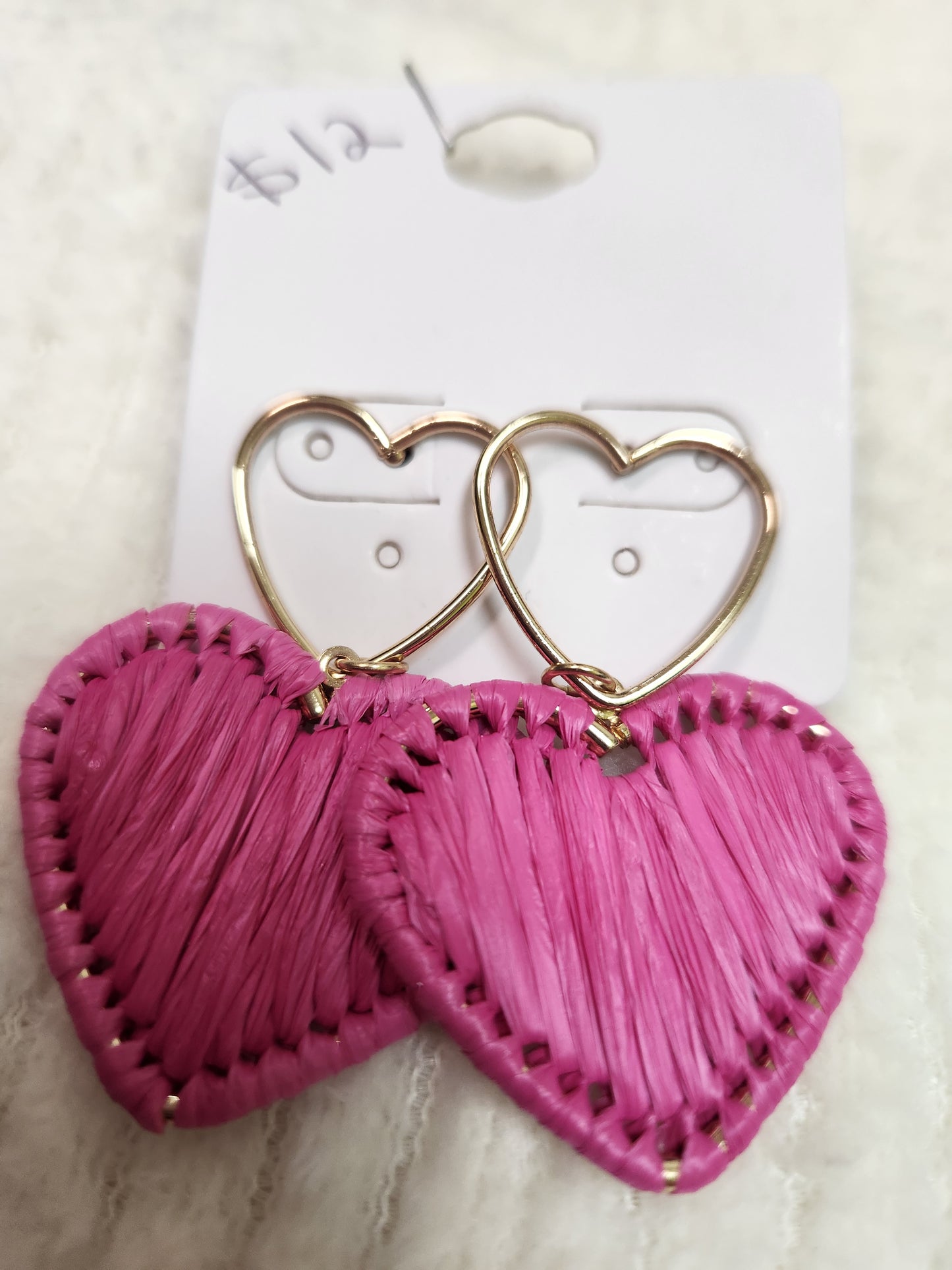 JV457 Double Hearts Earrings