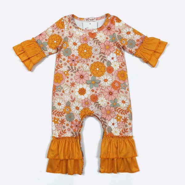 K167 Blush Marigold Baby Romper