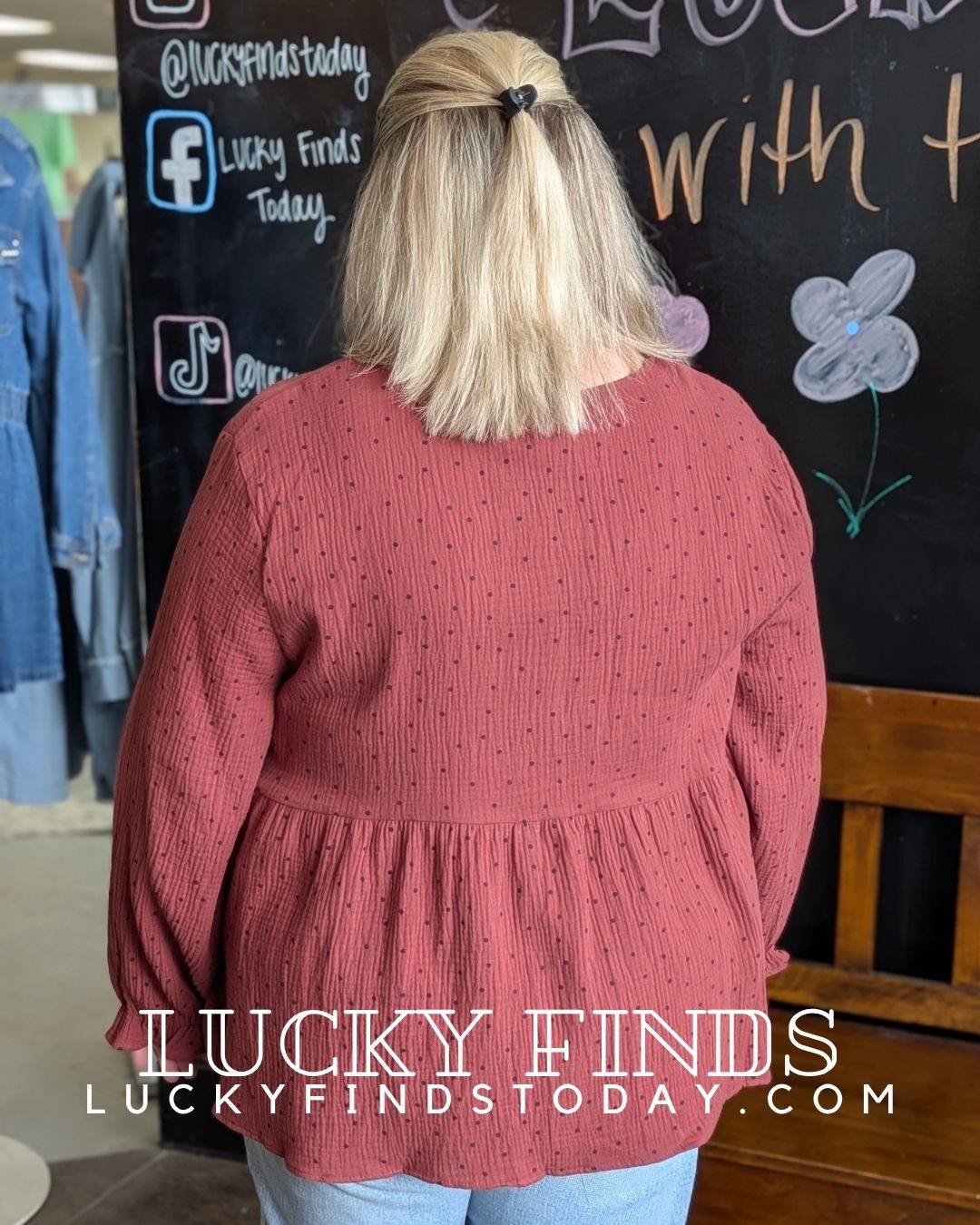 Vintage Washed Curvy Top W467