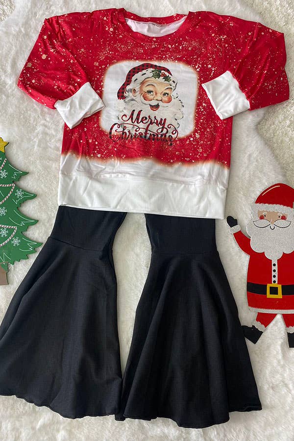 K180 Merry Christmas girls pants set