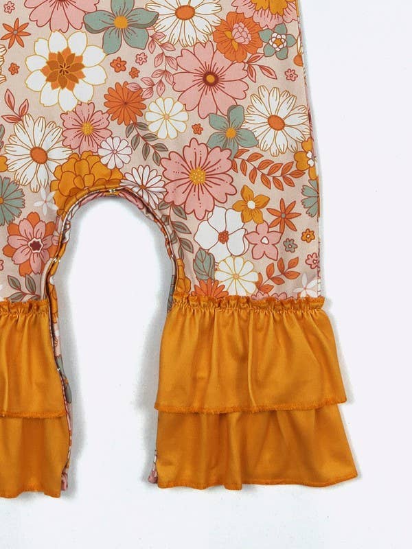 K167 Blush Marigold Baby Romper