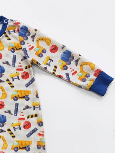 K168 Construction Boy Romper