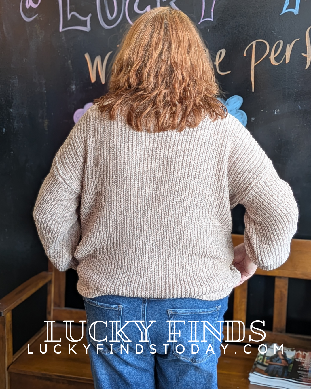 Cozy Curvy Chunky Sweater W470