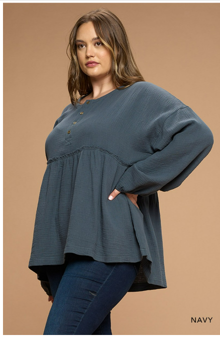 Reagan's Babydoll Top 8338