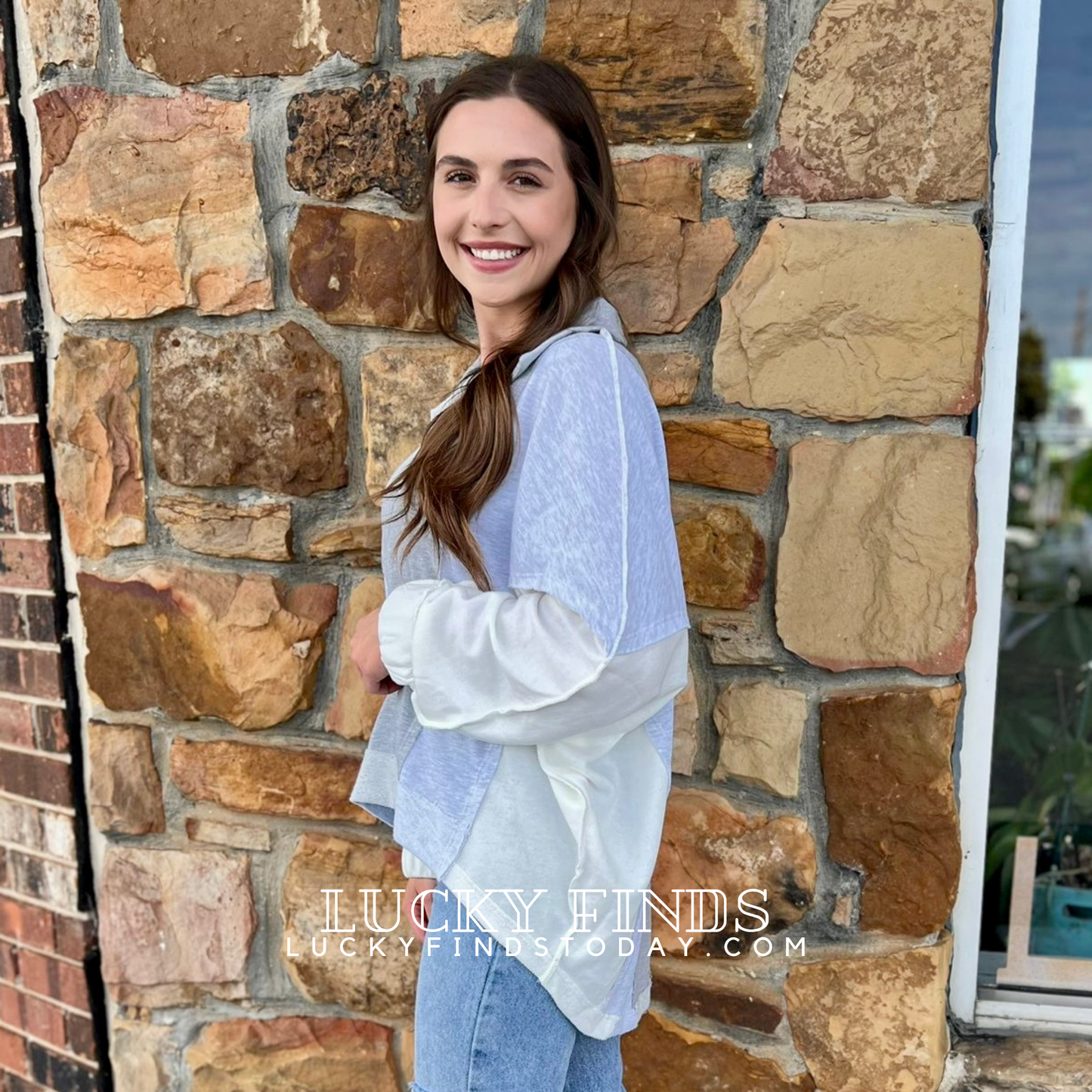 Easy Casual Colorblock Top 9031