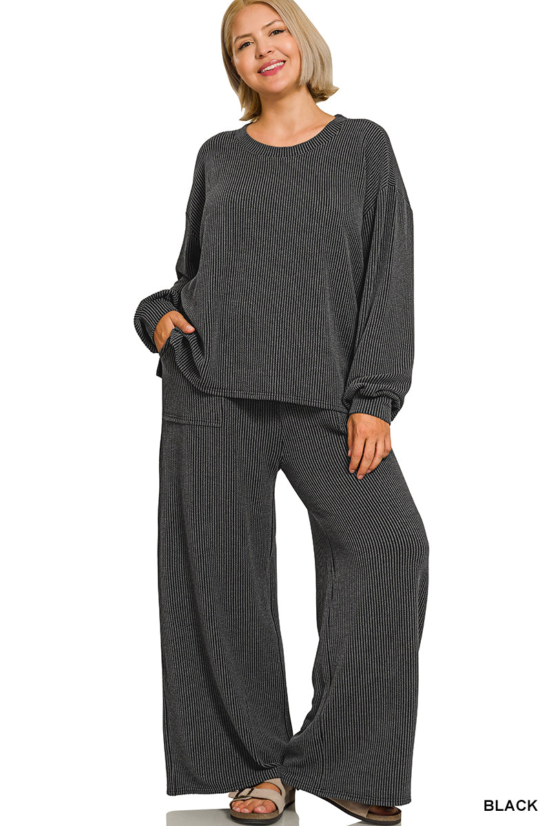 Adorable Curvy Pants Set Z841