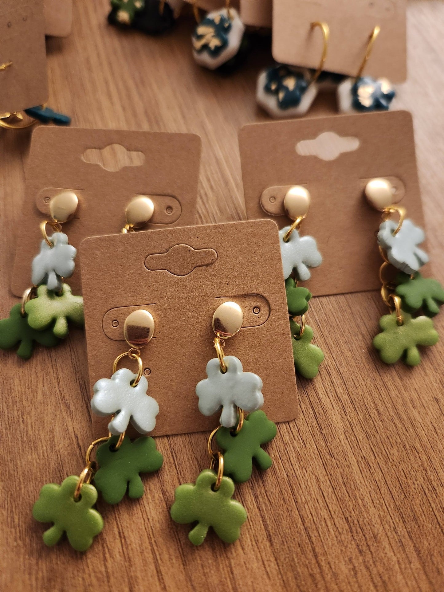 Pinch Proof Shamrock Earrings JN557
