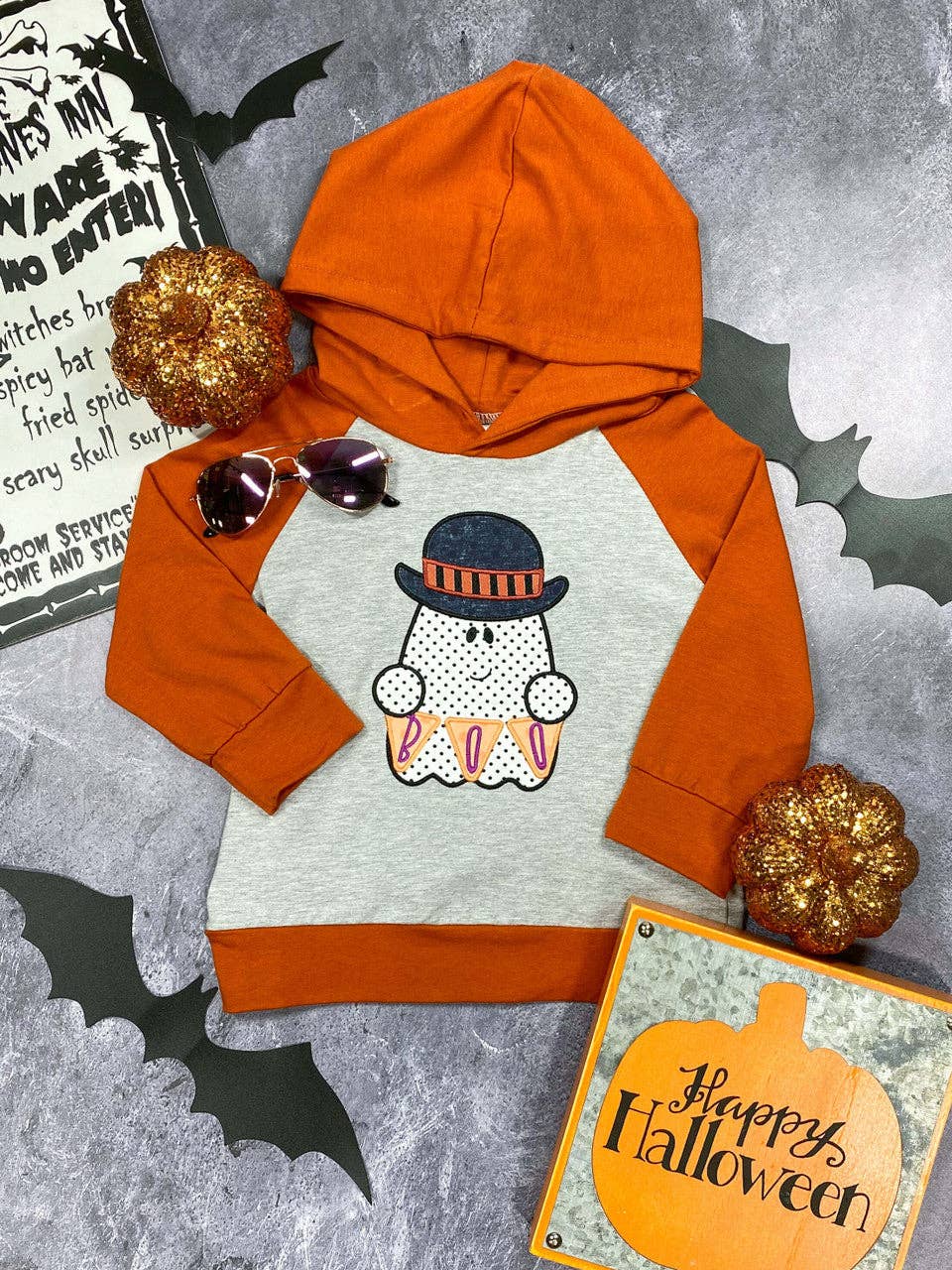 K154 Boo! Boys Hoodie