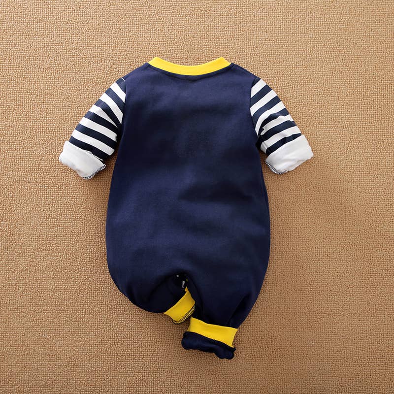 K133 Baby Giraffe Embroidery Jumpsuit