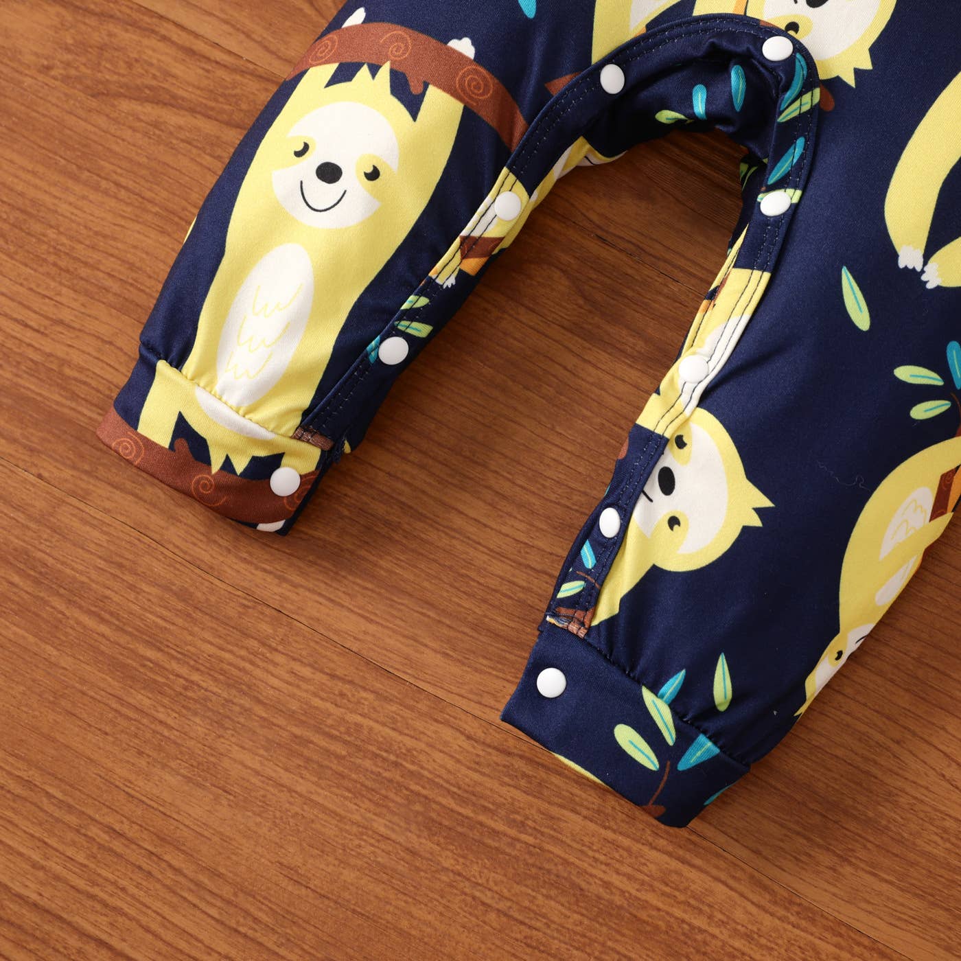K126 Boy Cartoon Sloth Jumpsuit