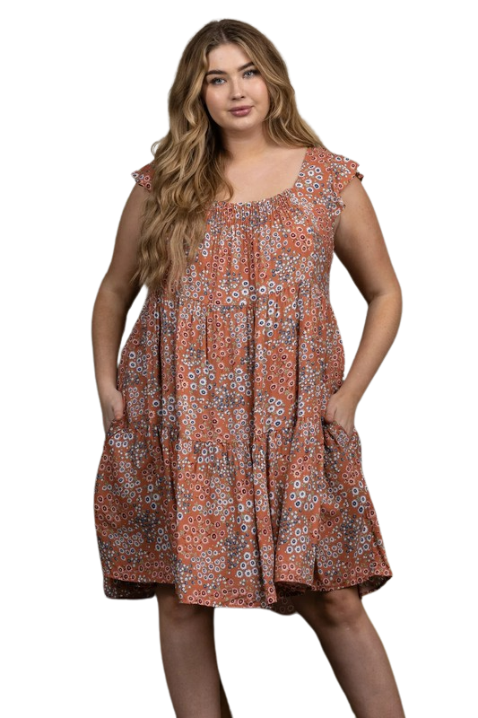 Sunday Brunch Curvy Dress 8122
