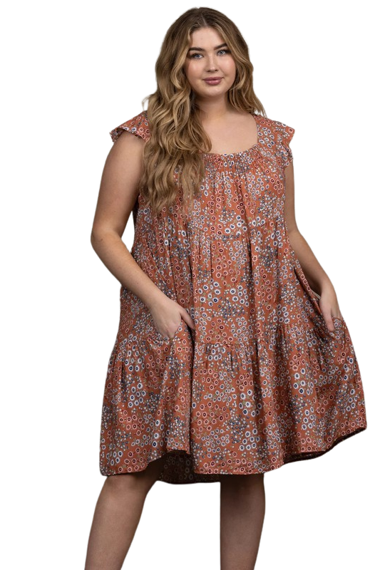 Sunday Brunch Curvy Dress 8122
