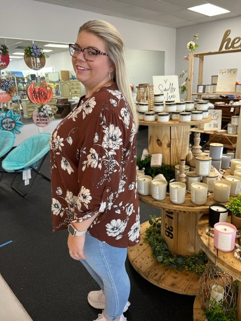 Anyday Garden Curvy Top 8202