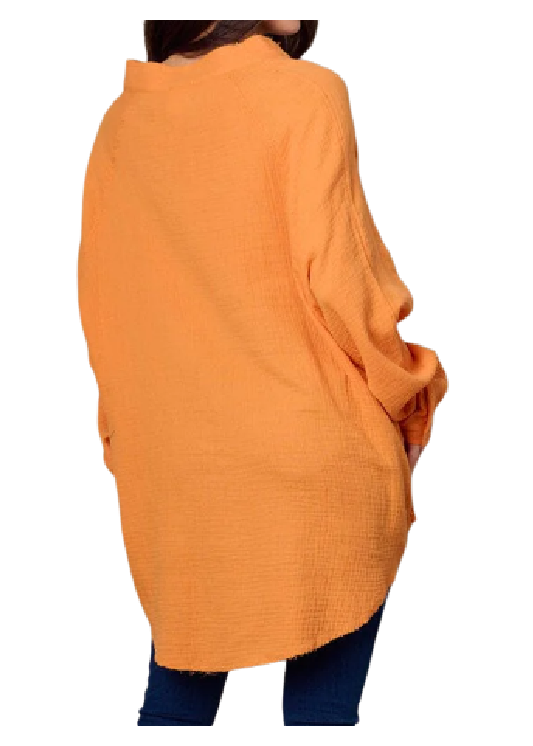 Classy Crinkle Tunc Top 8295