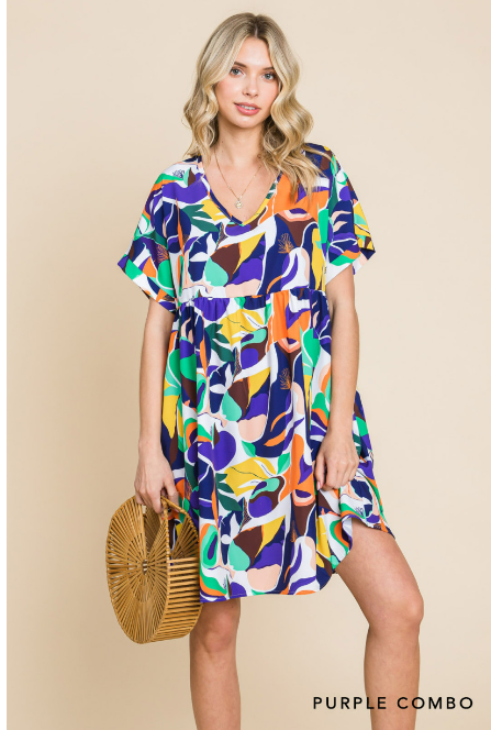 Charming w A Twist Dress 8334