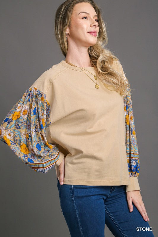 Cute Umgee Floral Top 8322