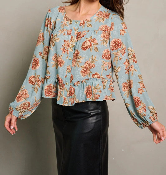Sky R Blue Top 8595