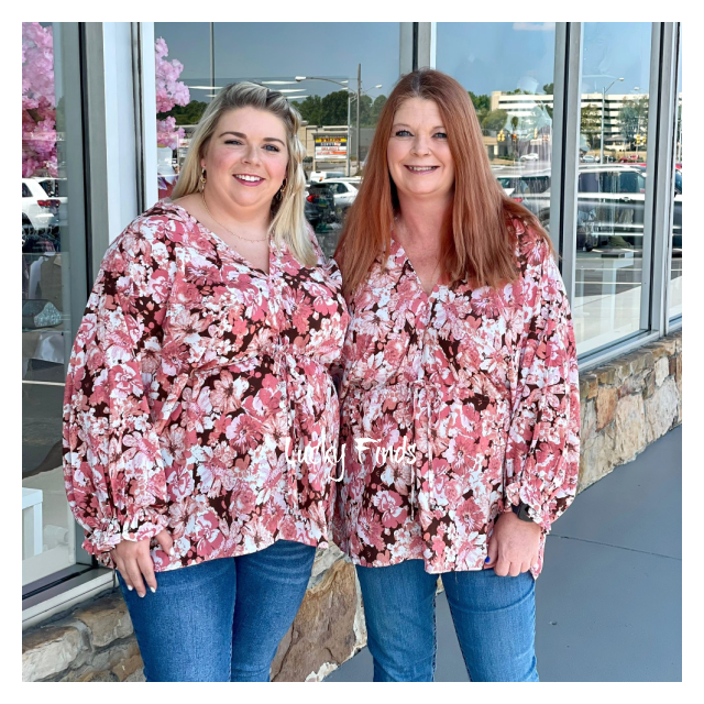 Flower Passion Curvy Top 8656