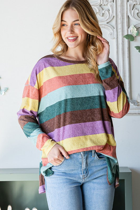 Fancy Stripe Top 8717