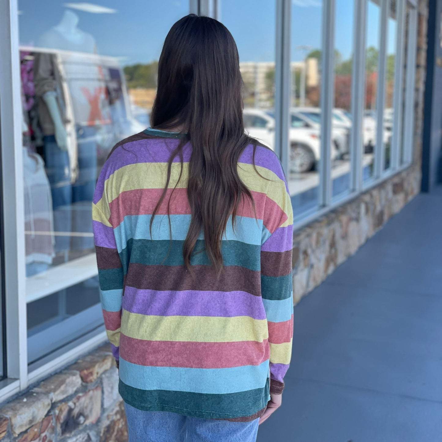 Fancy Stripe Top 8717