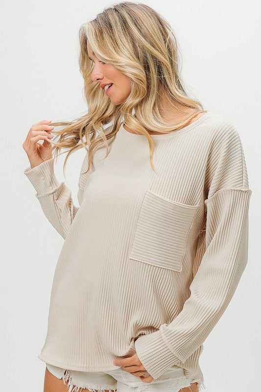 Sweet Amelia Pocket Top 8725