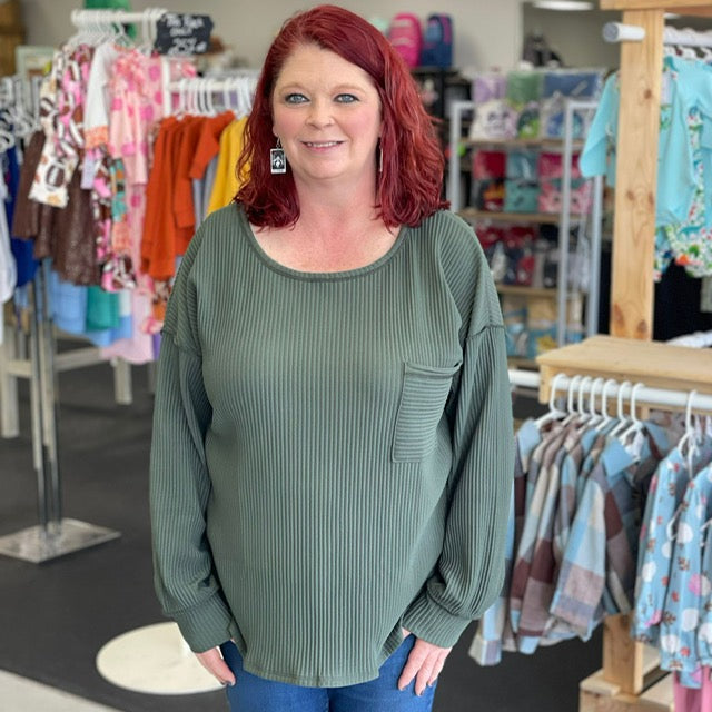 Sweet Amelia Pocket Top 8725