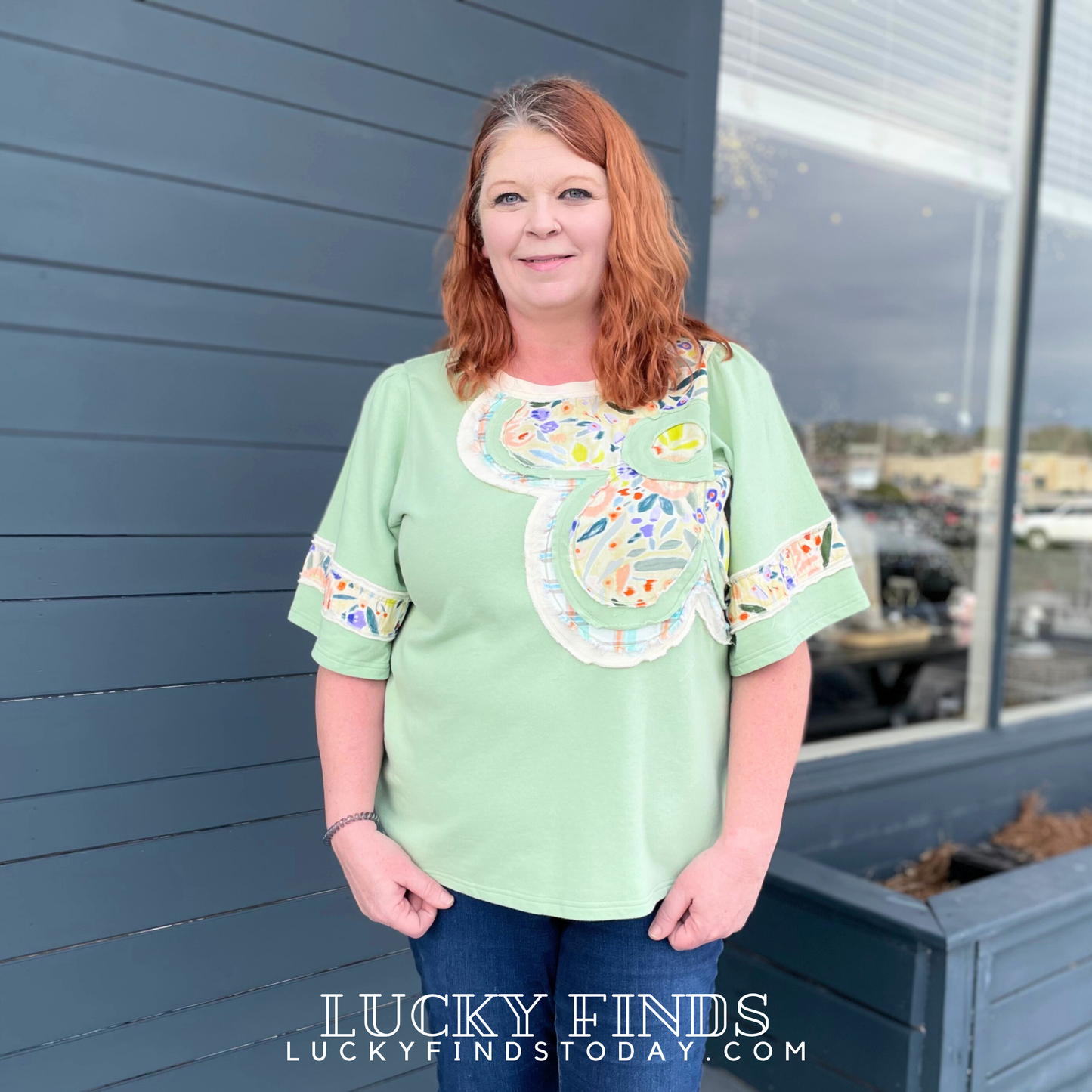 Dreaming of Flower Patch Top 8784
