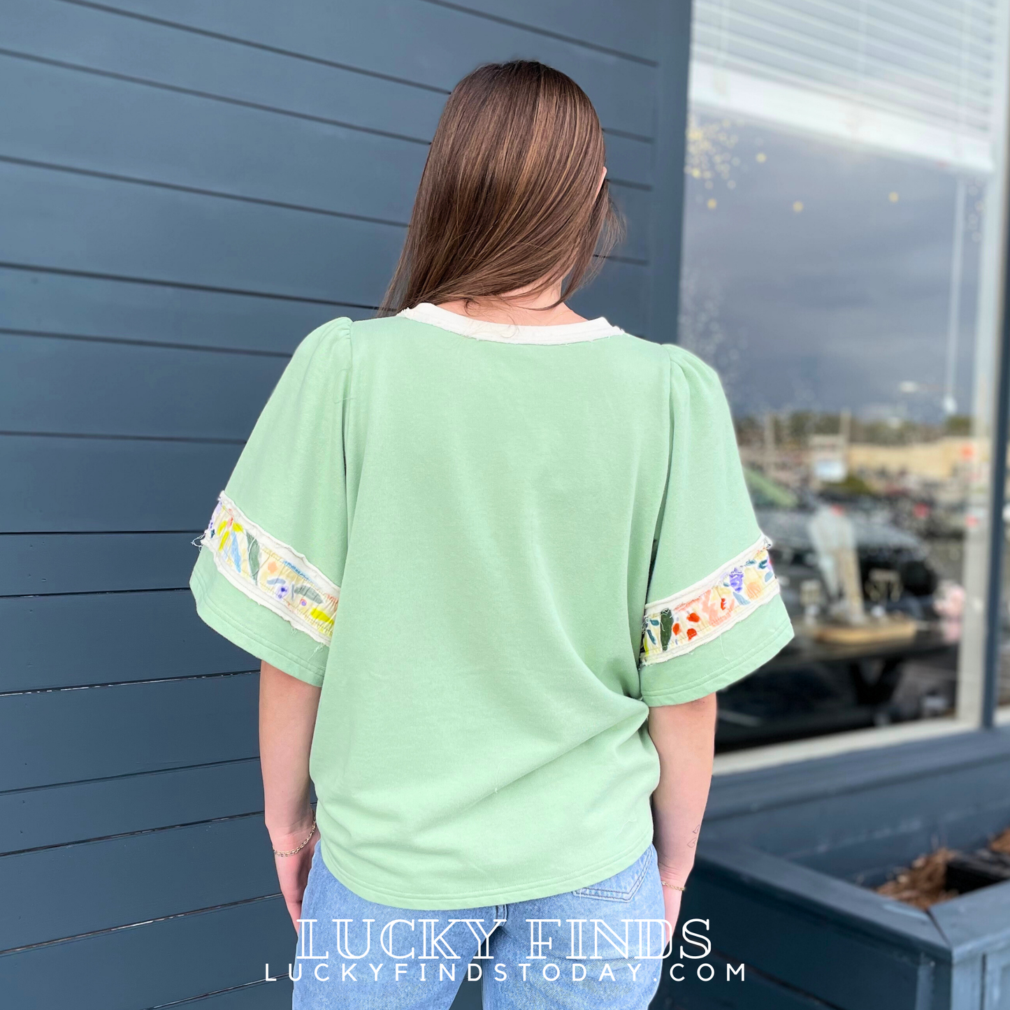 Dreaming of Flower Patch Top 8784