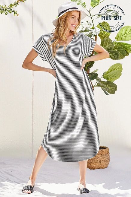 Miami Curvy Midi Dress 8810