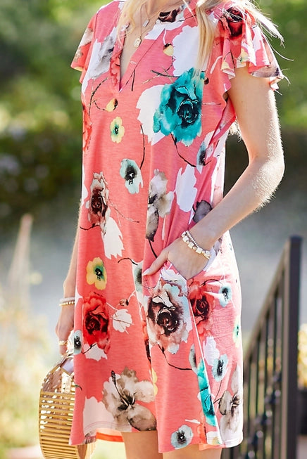 Spotted Charm Curvy Dress 8811
